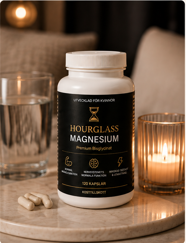 Hourglass Magnesium i en kvällsmiljö