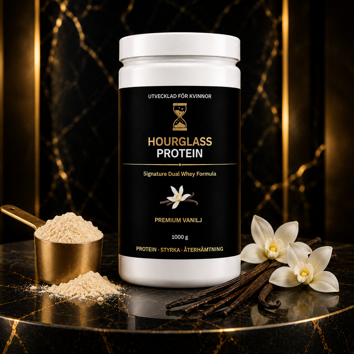 Hourglass Protein Vanilj – Signature Whey